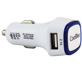 cargador coche coolbox 2 usb 1a 2.1a