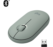 pebble m350 wireless mouse eucalyptus em ea