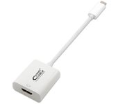 conversor nano cable usb-c a hdmi 4k 15cm