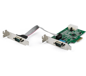 tarjeta pcie serie de 2 puertos rs232 con uart 16950
