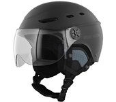 TnB Casco de Protección con Visera para Patinetes/Skate/Patinaje Talla M/L 55-57cm Negro Homologado