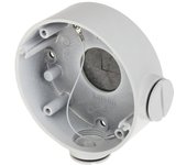 Caja de conexiones Hikvision DS-1260ZJ para cámaras bullet, soporte hasta 4,5Kg, instalación profesional