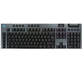 Teclado mecánico Logitech G915 X LIGHTSPEED Layout QWERTY retroiluminado inalámbrico y alámbrico