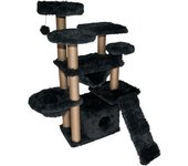 Catshion Pichi Árbol Rascador con Cueva Negro para gatos