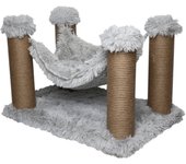 Catshion Nube Rascador con Hamaca Gris Claro para gatos