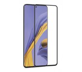 Muvit Protector Cristal Templado con Marco Negro para Samsung Galaxy A51