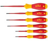 Wiha Set de Destornilladores SoftFinish Electric slimFix 6 Unidades