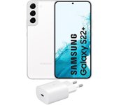 Samsung Galaxy S22 Plus 5G 256GB Blanco Libre + Cargador 25W