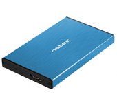 Natec Rhino Go Caja Externa para Disco Duro 2.5" USB 3.0 SATA Azul