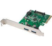 LogiLink PC0080 Controladora Mini PCIe 2x USB 3.1 Gen2 10 Gbit/s