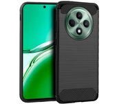 Cool Carcasa Carbón Negro para Oppo Reno 12 F 4G / 5G / 12 FS 4G / 5G