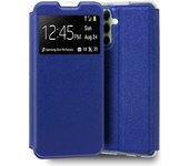 Cool Funda Flip Cover Liso Azul para Samsung A356 Galaxy A35 5G