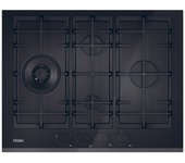Placa Gas HAIER HAVG5D4TB 65cm Negro 4f