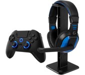 EgoGear SBP30-P4-BK mando y volante Negro, Azul Bluetooth Mando + auriculares Digital PlayStation 4