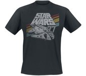 Camiseta Disney de Star Wars - Halcón Milenario - M XXL - para Hombre - Negro