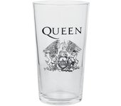 Vaso Cerveza de Queen - Crest - para transparente