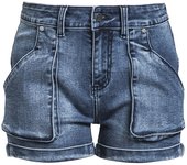 Pantalones cortos de R.E.D. by EMP - Dark Blue Shorts - 27 31 - para Mujer - Azul oscuro