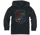 Sudadera con capucha de Harry Potter - Hogwarts - 98 128 - para niñas & niños - Negro