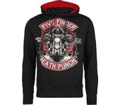 Sudadera con capucha de Five Finger Death Punch - Biker Badge - M - para Hombre - Negro