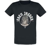 Camiseta Anime de Attack On Titan - Eren Jaeger - M XXL - para Hombre - Negro