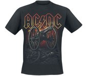 Camiseta de AC/DC - About To Rock Canon Red - M XXL - para Hombre - Negro