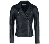 Chaqueta imitación cuero de Noisy May - NMRebel PU Jacket - XS XXL - para Mujer - Negro