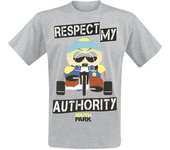 Camiseta de South Park - Respect My Authority - S XXL - para Hombre - Gris