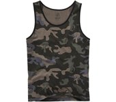 Top tirante ancho de Brandit - Tank Top - M 4XL - para Hombre - Camuflaje oscuro