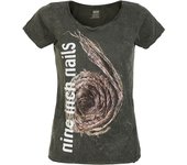 Camiseta de Nine Inch Nails - Rob - S XXL - para Mujer - Negro