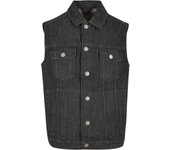 Chaleco de Urban Classics - Chaleco Tejano - S 5XL - para Hombre - Negro