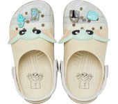 Zapatillas de Crocs - Kids Grogu Classic Clog - EU 28-29 EU 33-34 - para Blanco roto