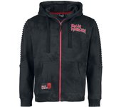Capucha con cremallera de Iron Maiden - EMP Signature Collection - S XL - para Hombre - gris oscuro/negro