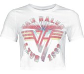 Camiseta de Van Halen - Live '82 - S XL - para Mujer - Blanco