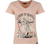 Camiseta Rockabilly de Queen Kerosin - Sweep IT Up - XS XXL - para Mujer - Rosa