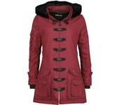 Chaqueta entre-tiempo Gótico de Gothicana by EMP - Bloodsucker - XS 3XL - para Mujer - Rojo oscuro