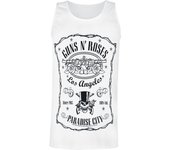 Top tirante ancho de Guns N' Roses - Paradise City Label - S XXL - para Hombre - Blanco
