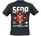 Camiseta de Five Finger Death Punch - Retro Afterlife - S 4XL - para Hombre - Negro