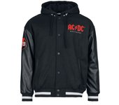 Chaqueta Universitaria de AC/DC - EMP Signature Collection - L XXL - para Hombre - negro/gris