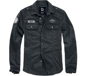 Manga Larga de Brandit - Luis - S 7XL - para Hombre - Negro