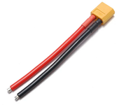 Enchufe macho XT60 de 12AWG, 10 cm con cable