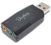Donkey Pc DONKUSB51 Tarjeta de Sonido Externa 5.1 USB