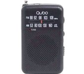 Qubo R-S1 Radio Portátil AM/FM Cable/Pilas Negra