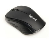 Iggual Wom-Basic Ratón Óptico Inalámbrico 1600DPI Negro
