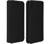 Avizar Funda Tipo Libro Billetera Negra para iPhone XR