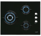Cata CI 6021 BK Placa de Gas 3 Zonas Negro