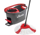 Vileda Turbo Set Fregona Microfibras Giratoria + Cubo