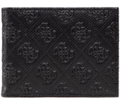 Guess Vezzola Cartera Textil Negra con Detalle de Logo para Hombre | WLP-55133 | Cartera de Piel y Textil con Diseño Moderno y Funcional | EAN 7621826494083