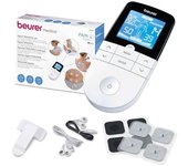 Electroestimulador digital Beurer EM-49 (TENS y EMS): Ideal para el alivio del dolor, el fortalecimiento muscular y la relajación mediante masaje