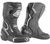 Bogotto Carta Race Botas de moto perforadas para damas - Negro Blanco (36)