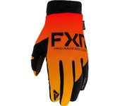 FXR Cold Cross Lite Guantes de motocross - Negro Naranja (XL)